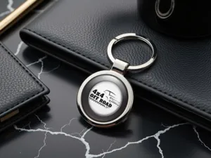Auto Car Keyfob Metallic Durable Design